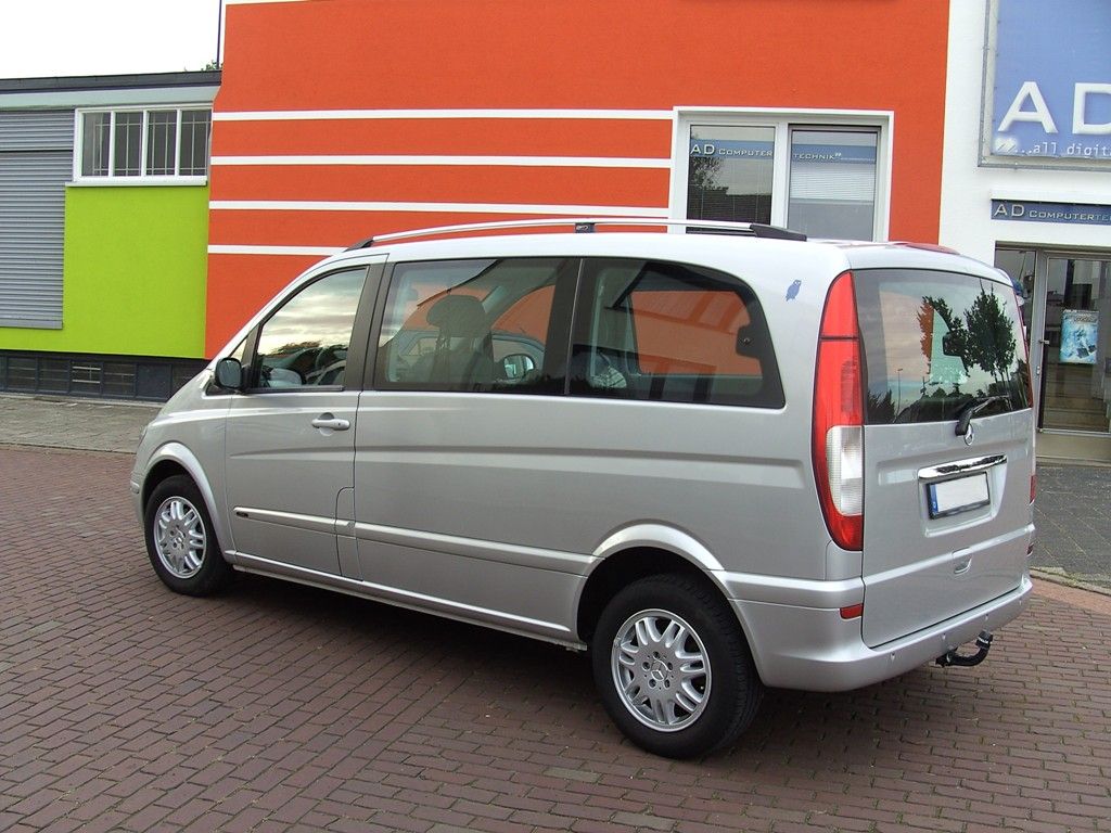 MERCEDES W639 VIANO KOMPAKT ALUMINIUM DACHRELING DACHTRÄGER mit TÜV