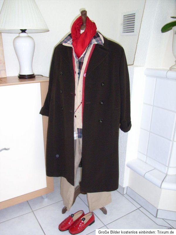 Dué per Dué Abend Anzug Hosenanzug Blazer + Hose braun Gr.44