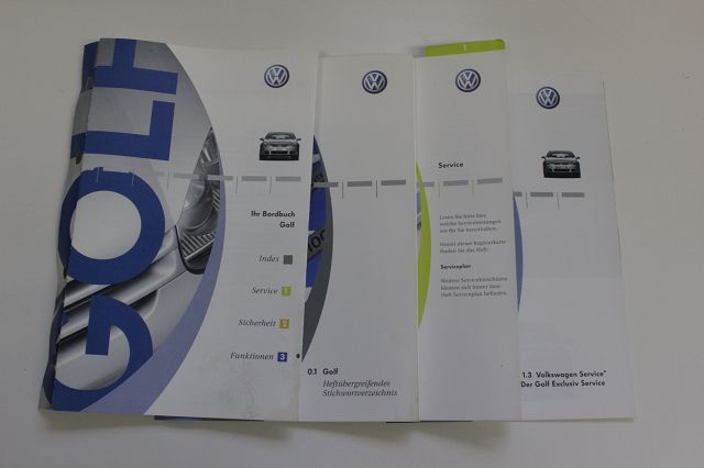 Original VW Golf 5 V Bordbuch BDA Deutsch Handbuch Bedienungsanleitung