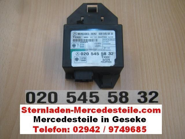 MERCEDES W638 VITO STEUERGERÄT WEGFAHRSPERRE 0205455832