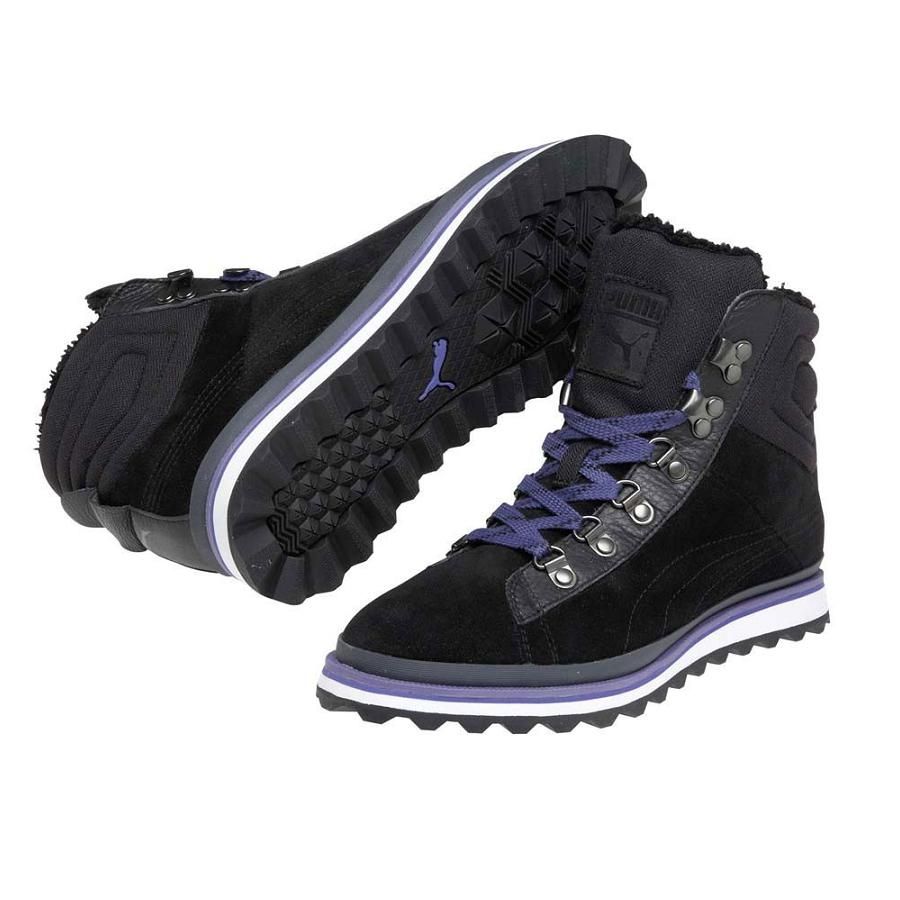 Puma City Snow Boot S Damen Winterstiefel Stiefel Schwarz