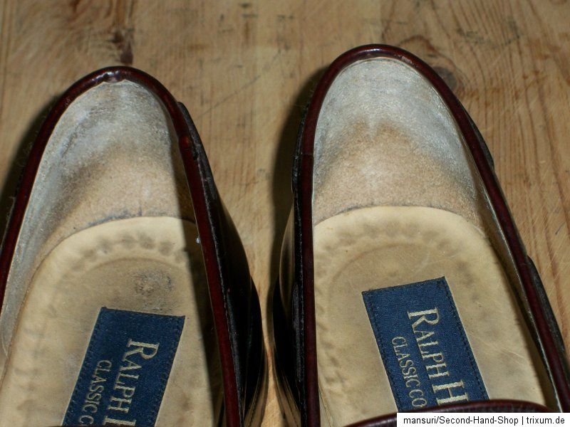 Ralph Harrison Tassel Loafers oxblood schuhe Gr 41