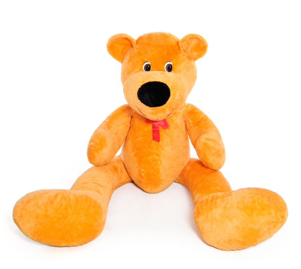 Riesen Teddybär Plüschtier Kuschelbär rostrot 180cm gro