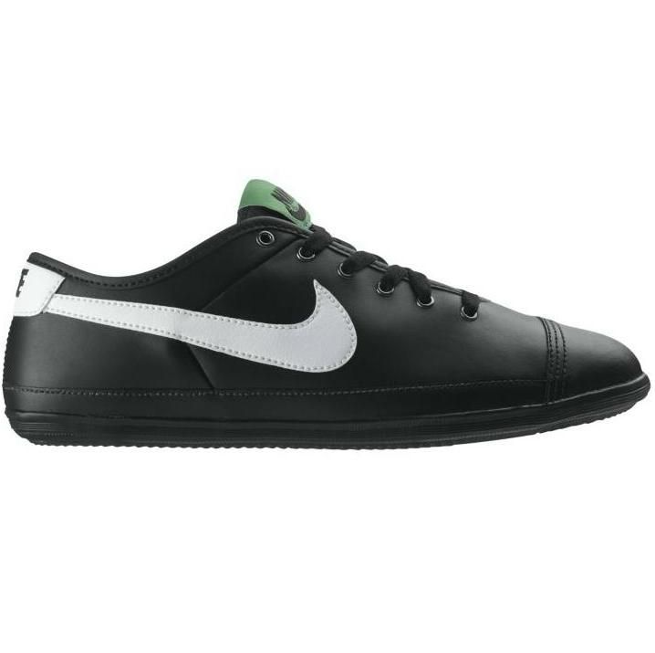 Nike Flash Leather Leder Schwarz Schuhe Sneaker