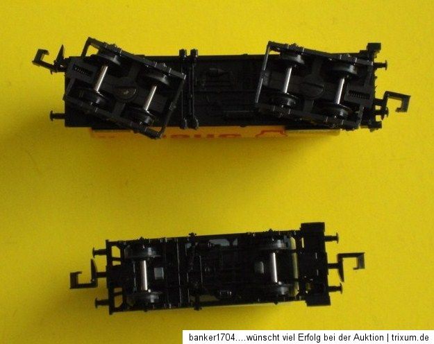 Minitrix N 3551 + 3540 Güterwagen 2 Stück 1xmit OVP