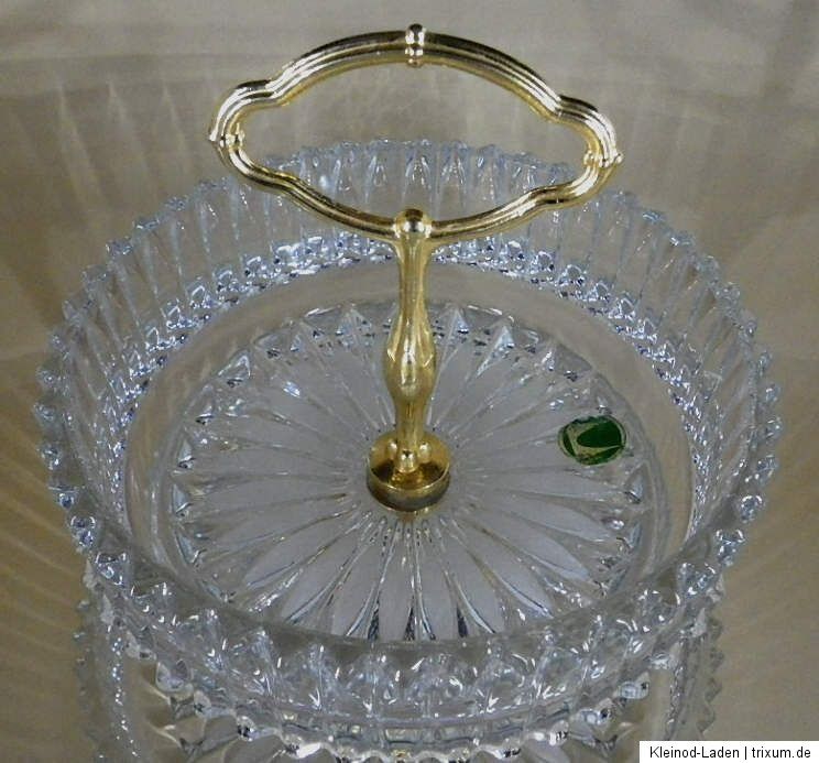 stockige Etagere Kristall Kristallglas Walther Glas H25cm