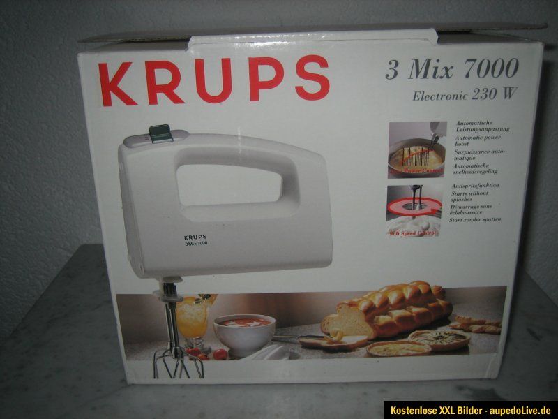 Krups 3 Mix 7000 Electronic NEU TOP