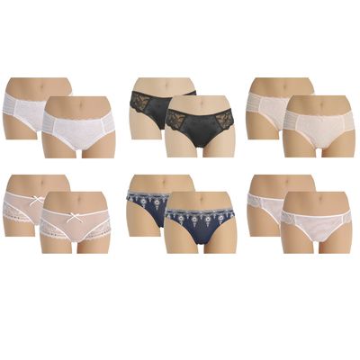 PALMERS PANTY 2er SET Slip String Panty verschiedene Farben & Muster S