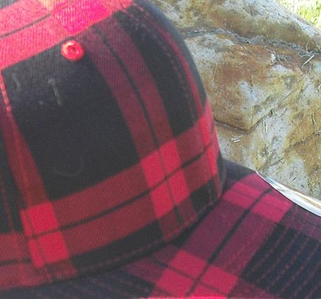 Flexfit Original Basecap Tartan Plaid rot S/M & L/XL