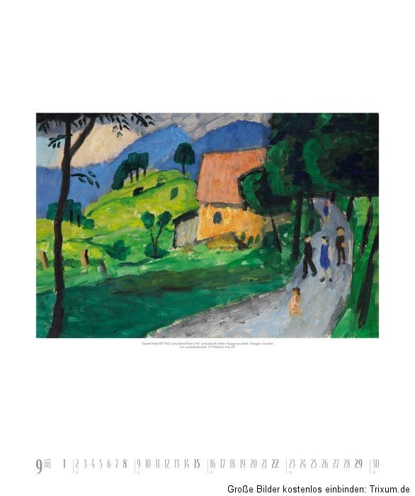 Gabriele Münter Korsch Kalender 2013