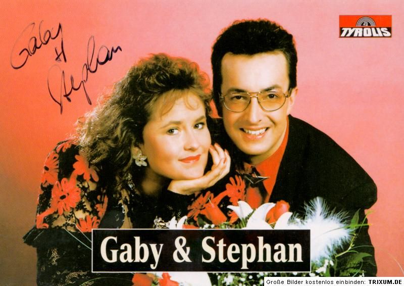 Gaby & Stephan TYROLIS TOP AK Orig. Sign. +12992