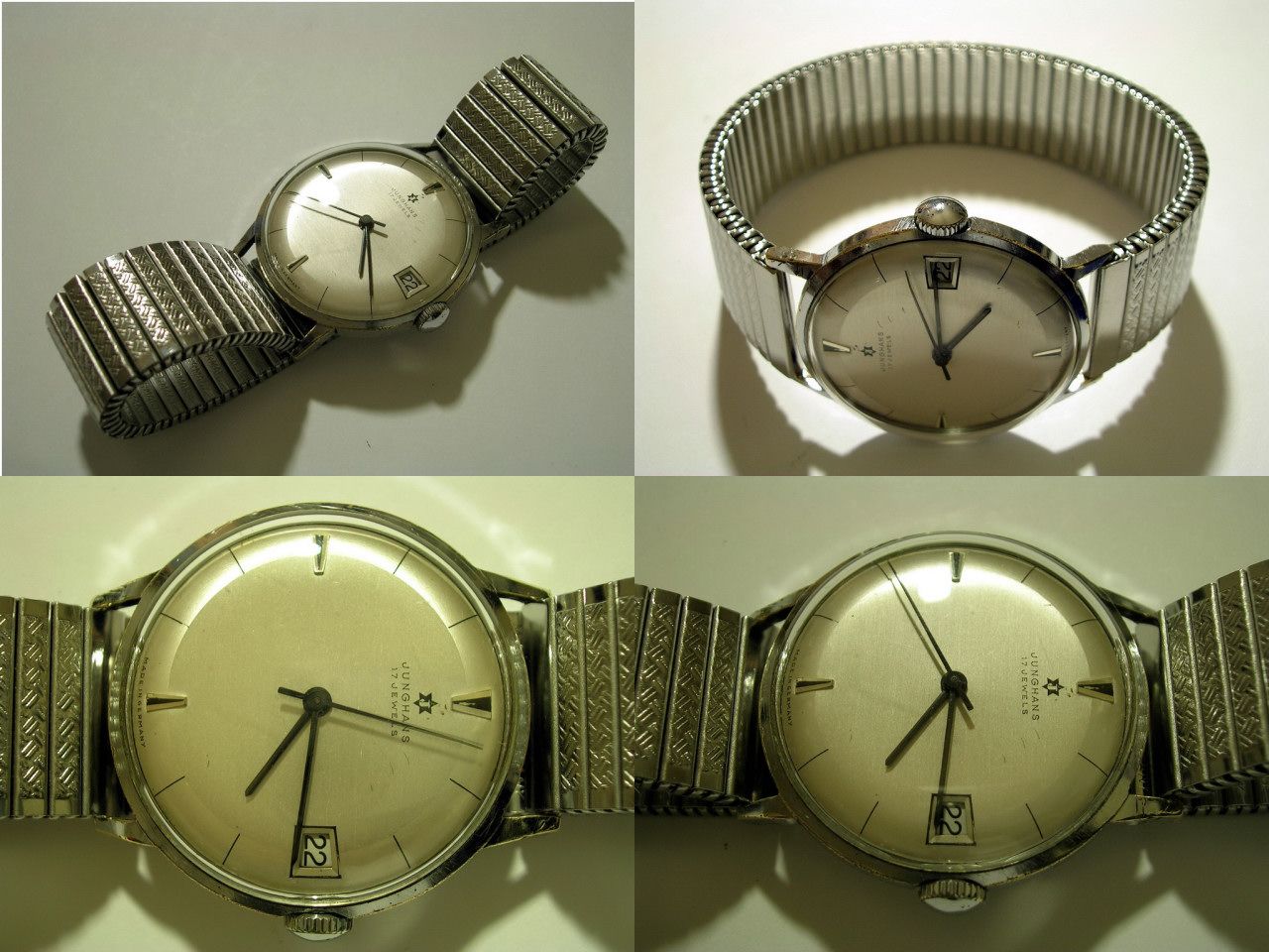 kaliber 687 ca 1960 handaufzug herren uhr junghans kaliber 687