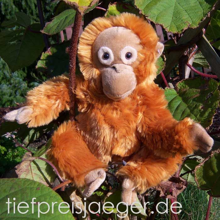 PLÜSCHTIER ORANG UTAN Kuscheltier Stofftier Affe 010192