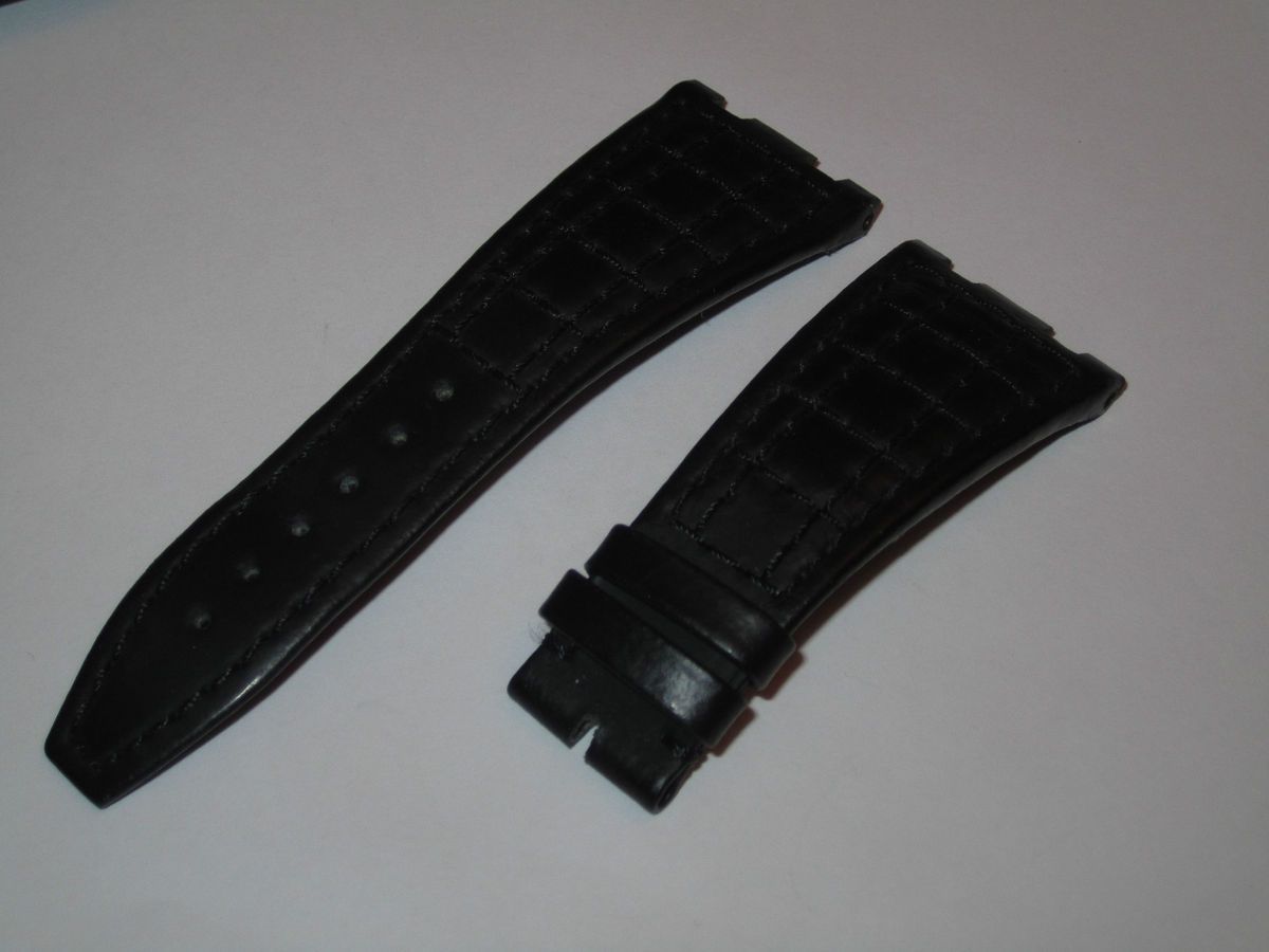 AUDEMARS PIGUET BLACK MONTOYA STRAP FITS OFFSHORE RUBBERCLAD NAVY