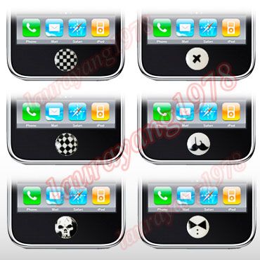 HOME BUTTON STICKER for IPHONE 4 3GS 3G IPOD TOUCH IPAD