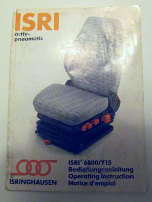 Beschreibung ISRINGHAUSEN ISRI 6800/715 Bedienungsanleitung LKW Sitz