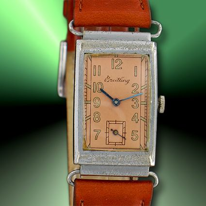 BREITLING Antike Herrenuhr aus 1955   rechteckig