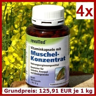 Grünlipp Muschelkonzentrat Kapseln (720 Stk.)