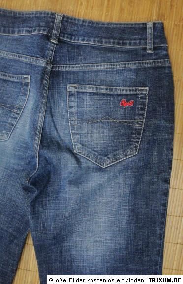 tolle ESPRIT Stretchjeans Bootcut Jeans Gr. 38/L30 gek.