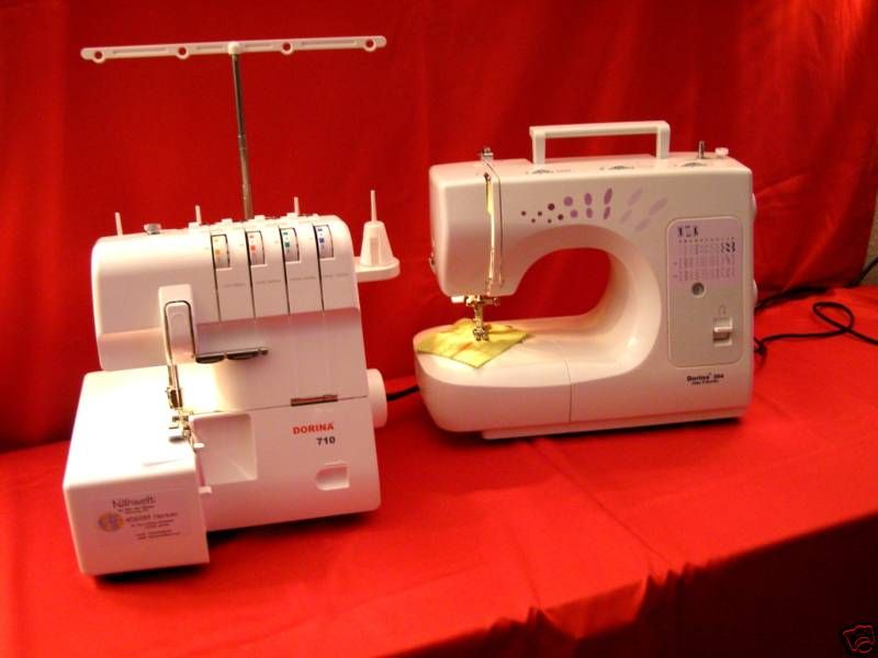 Dorina Overlock 710 ( Gritzner 788 ) + Nähmaschine 304