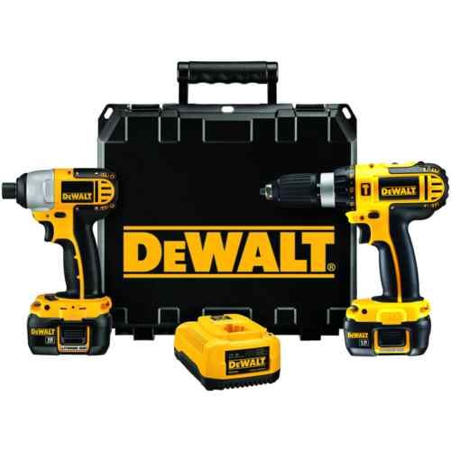 DeWalt 18 V Akkuschrauber DC727 + Schlagschrauber DC827