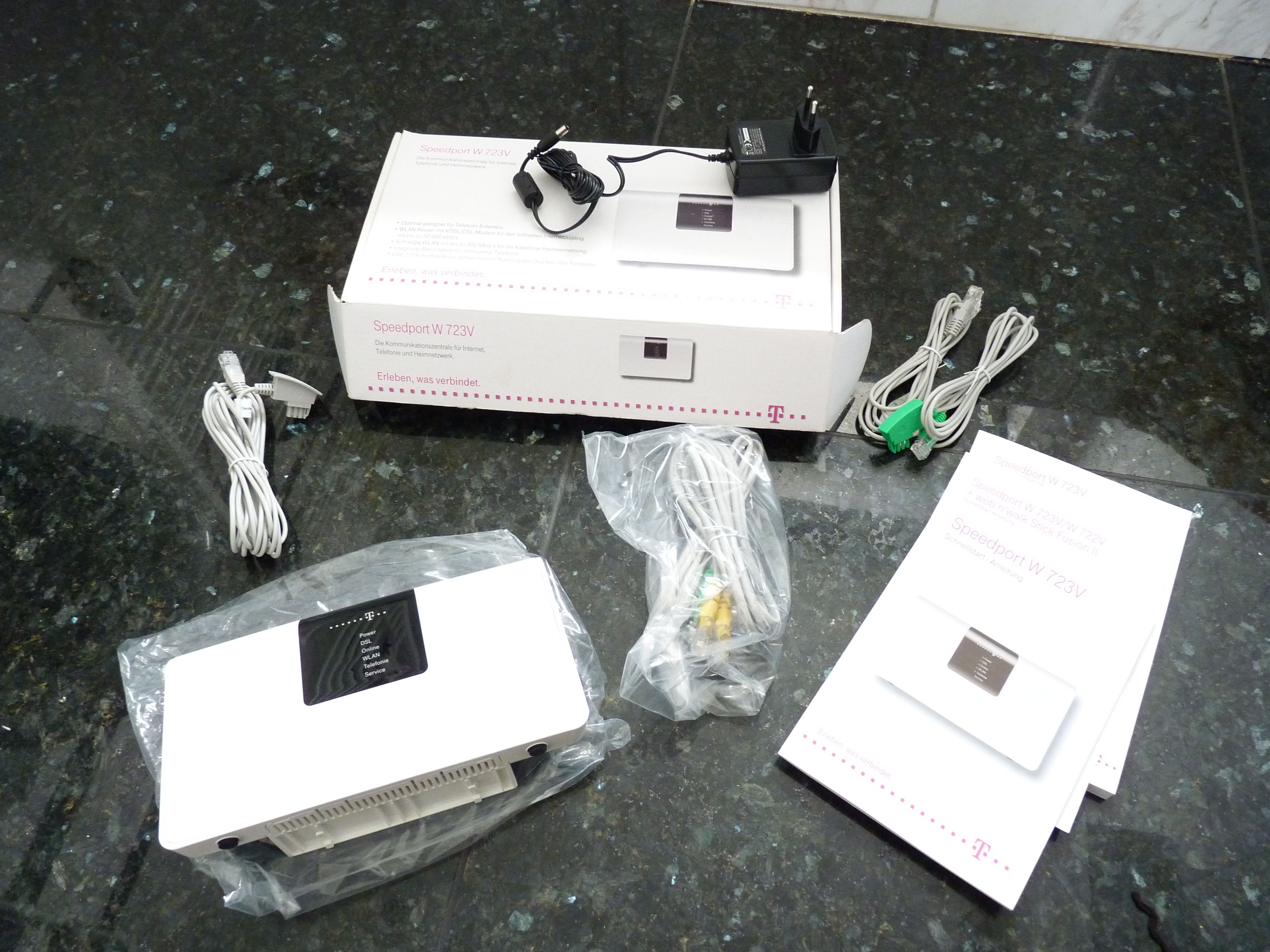 Telekom T Com Speedport W723V 300 Mbps 4 Port 10 100 Wireless N Router