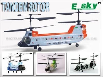 RC E Sky Chinook 2,4 GHz Militär