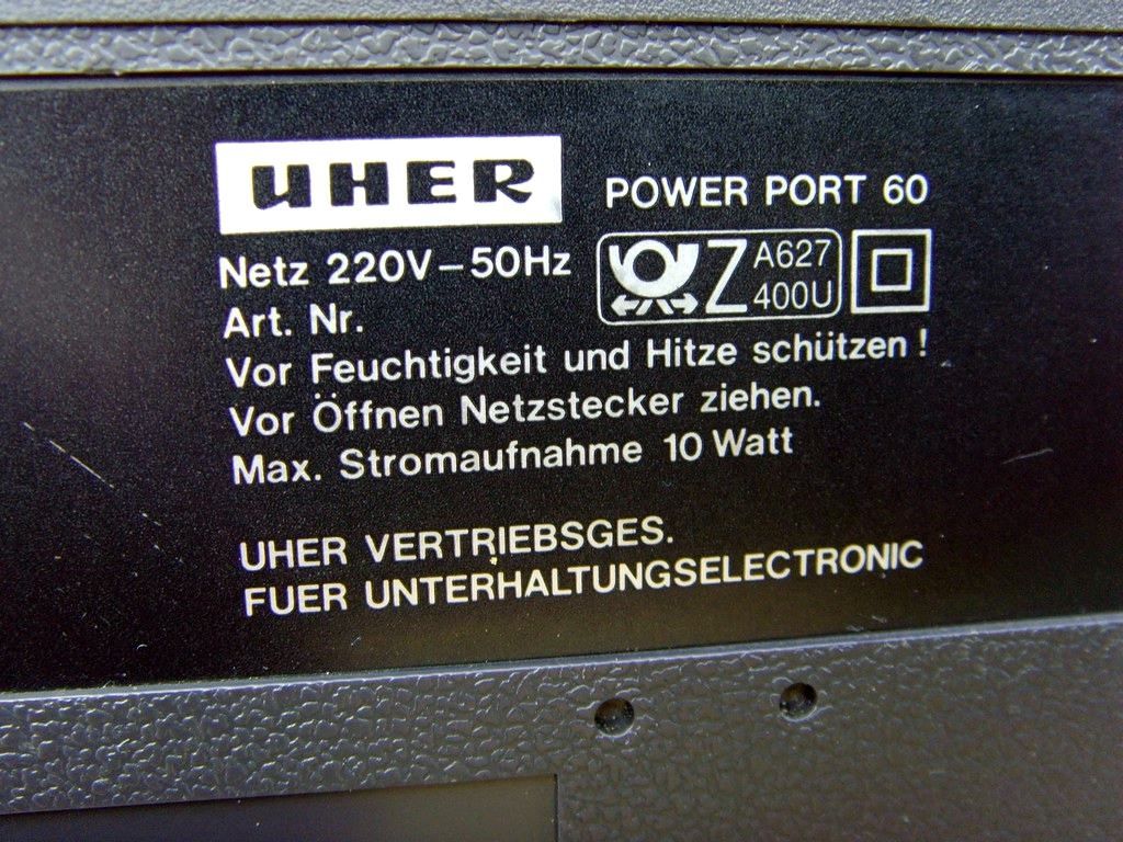 Uher Power Port 60 Radiorecorder Ghettoblaster Boombox