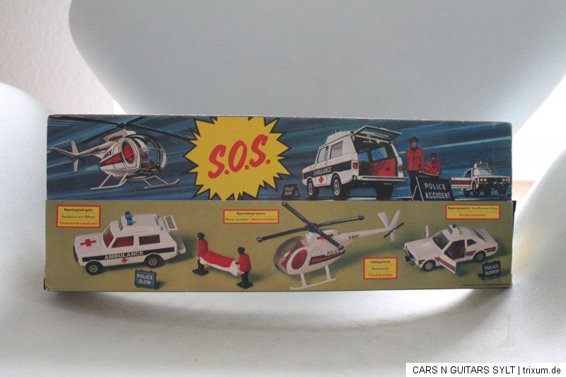 CORGI TOYS * GIFT SET 18 * SOS EMERGENCY SERVICES * OVP * 1975