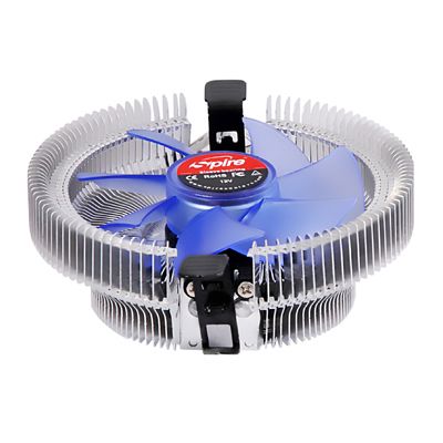 SPIRE BLUE UV ROTOR INTEL & AMD CPU KÜHLER 775 1155 AM2