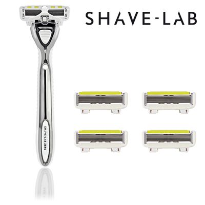 SHAVE LAB ZERO White Edition Rasierer FOR WOMEN Rasierapparat + 4