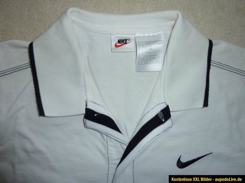 NIKE Tennis Polo Shirt US Size M Full Buttom Andre Agassi 1996 Miami