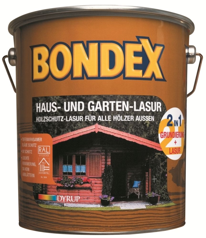 Gartenlasur 2in1 4,0 L Eiche hell 1L=7,50€ IntNr. 3579 795 19