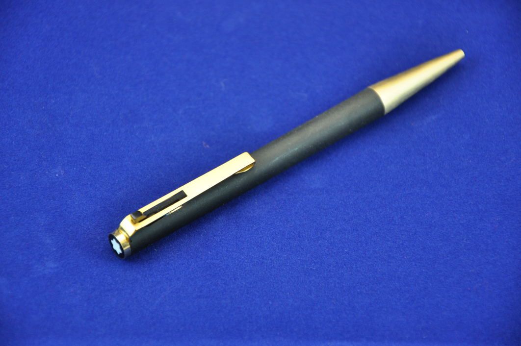 Montblanc 784 Hebelclip vergoldet/schwarz *RARITÄT*TOP*