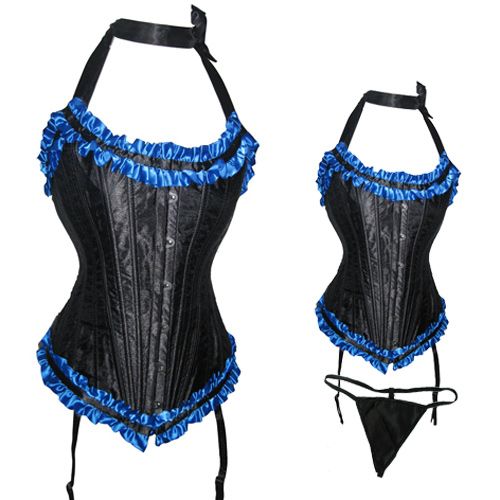 neu A810 Stahl Knochen Vollbrust Korsett Corsage Corset