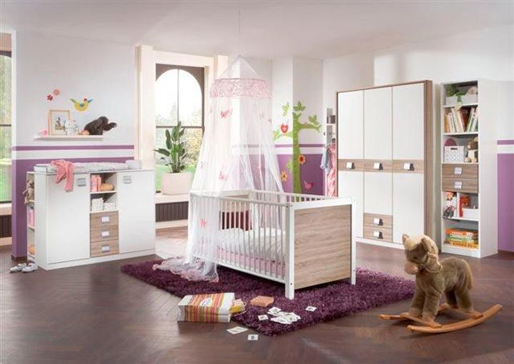 Babyzimmer Jule 7 teilig, Kinderzimmer, Babymöbel, Kindermöbel