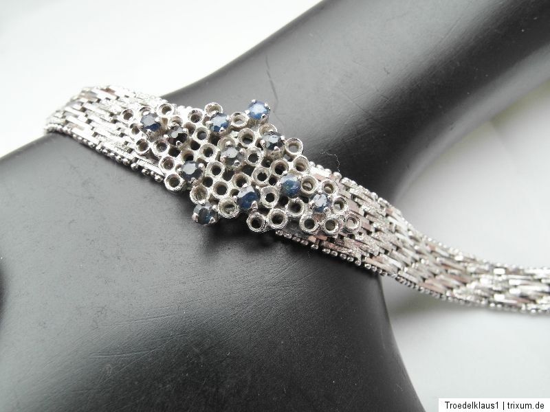 Massives Saphir   Silber Armband,,925 gestempelt,Reptil Designe,,TOP