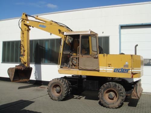 Mobilbagger BAGGER EDER 815 M CAT 212, 15 Ton. Bj. 1988