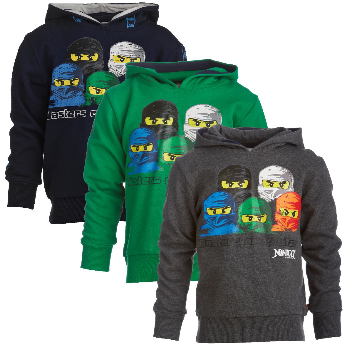 LEGO® wear Ninjago Kinder Kapuzensweatshirt Spinjitzu Simon803