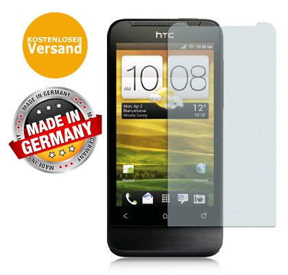 HTC One V DISPLAYSCHUTZFOLIE Klar Clear SCHUTZFOLIE NEU Displayfolie