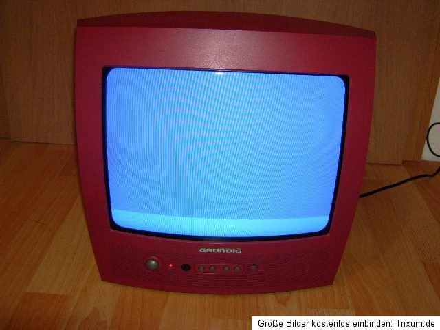 Grundig P37 830 text Fehrnseher ohne Bedinung, Rot 13