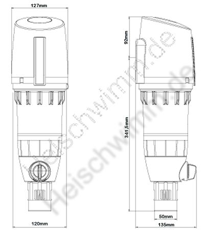 Rückspülfilter SYR Drufi DFR   ohne Universal Flansch (829)