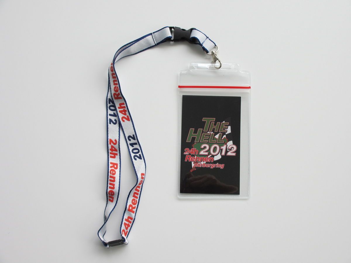 Tickethalter/Lanyard The Hell schwarz 2012 24H 12 830 NEU