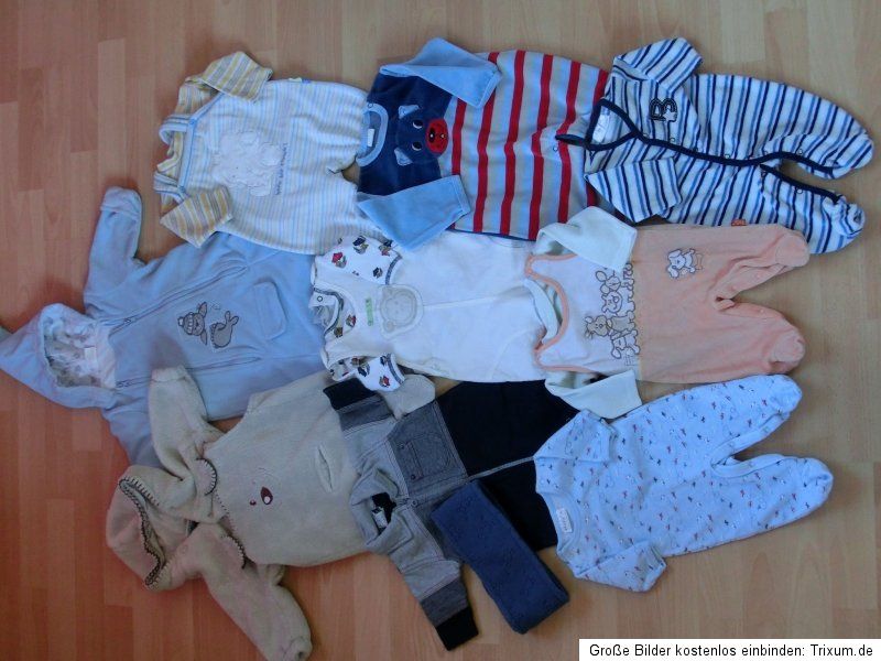 81Tlg.Junge Kleidung Paket@ Baby Erstausstattung Paket Gr.50, 56, 62