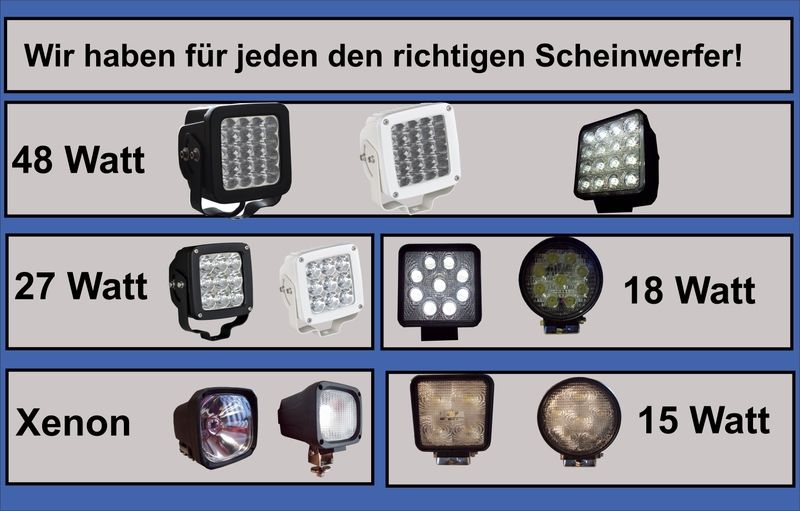 Xenon Arbeitsscheinwerfer 5 Zoll 4300 Lumen sehr günstig