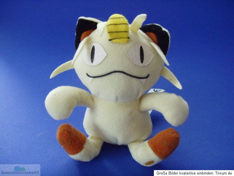 POKEMON Plüschtier MAUZI ca. 12 cm POKÉMON Kuscheltier Stofftier