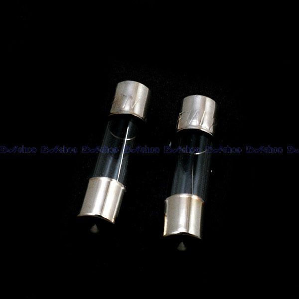 Glass 100pcs Fuse Fast Blow 1A 250V 5 x 20 mm