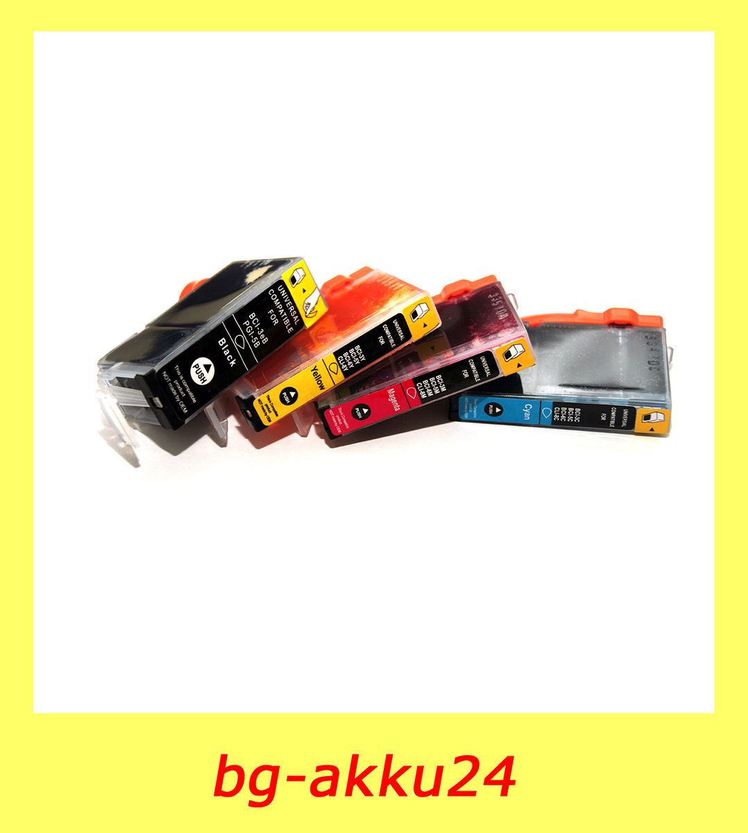 5x BLACK 3x COLOR CANON i560,i865,PIXMA IP3000,4000