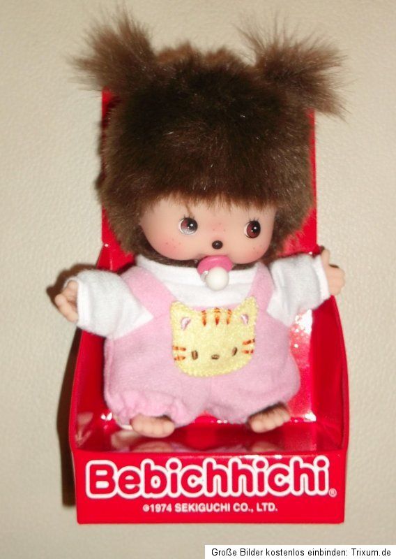 Monchhichi Monchichi Baby Mädchen NEU rosa Latzhose Bebichhichi