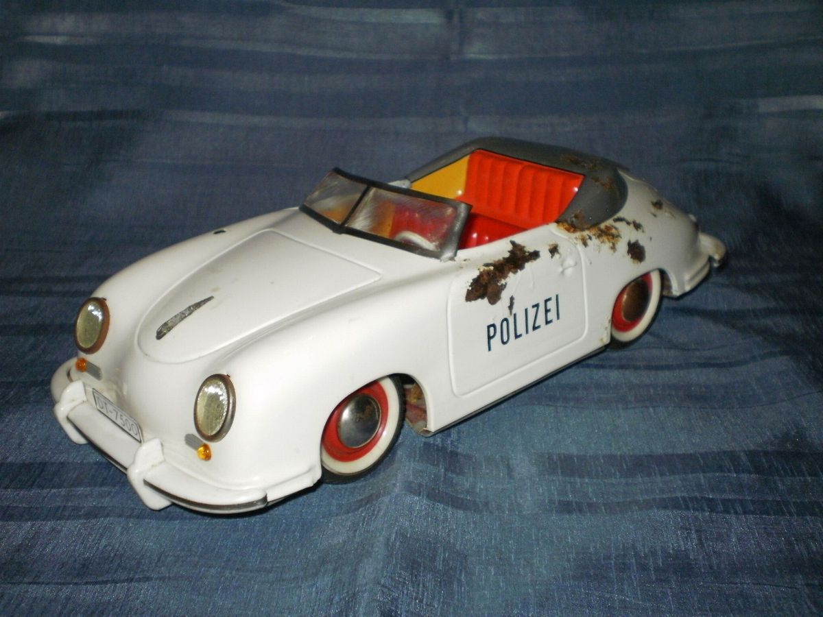 ORIGINAL DISTLER POLIZEI PORSCHE BELGIEN DISTLERTOY BELGIUM